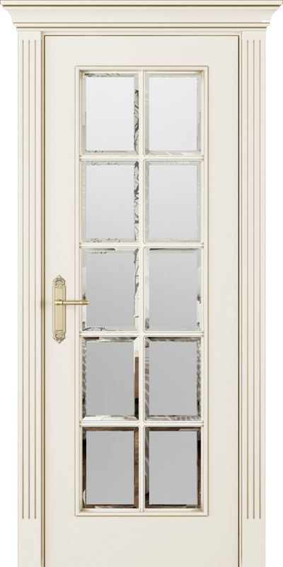Купить межкомнатную дверь ЛФ20 со стеклом Сатин  цвета ral 9010 в Нижнем Новгороде