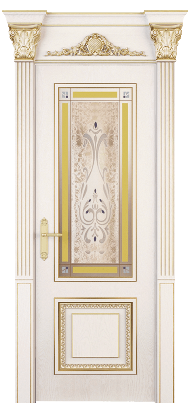 Купить межкомнатную дверь Модель 005-2B  цвета белый в Москве