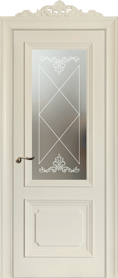 Купить межкомнатную дверь Л 70Н со стеклом  цвета ral 9010 в Москве
