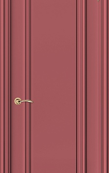 Глухая межкомнатная дверь Сканди 1F цвета ral 3014