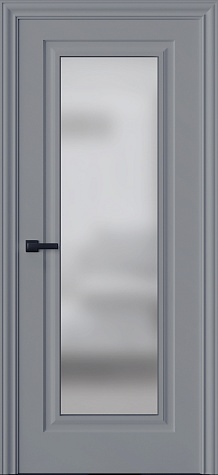 Межкомнатная дверь Трио 01S  цвета ral 7004