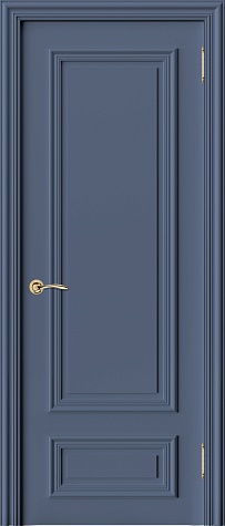 Глухая межкомнатная дверь Сканди 2F цвета ral 5014