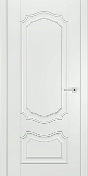 Глухая межкомнатная дверь Аквитания "I" цвета ral 9003