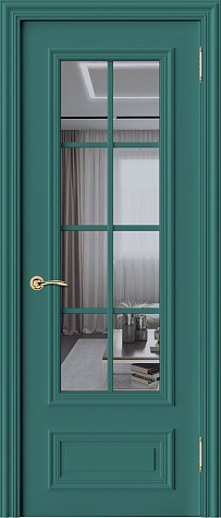 Межкомнатная дверь Сканди 2S  цвета ral 6033