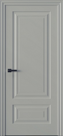 Глухая межкомнатная дверь Трио 02 цвета ral 7044