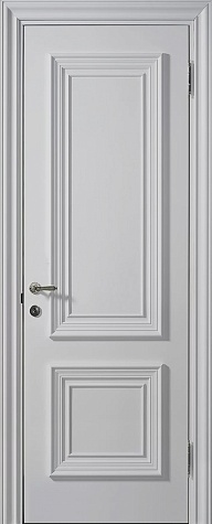 Глухая межкомнатная дверь RM051  цвета ral 7035