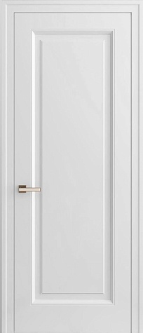 Глухая межкомнатная дверь RM031  цвета белый