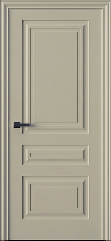 Глухая межкомнатная дверь Трио 03 цвета ral 1015