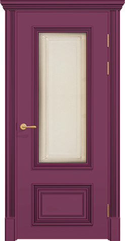 Межкомнатная дверь ПО ПОЛО 2F/G1  цвета ral 4001