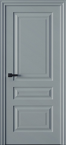 Глухая межкомнатная дверь Трио 03 цвета ral 9018