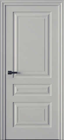 Глухая межкомнатная дверь Трио 03 цвета ral 9001