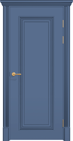 Глухая межкомнатная дверь ПОЛО 1F цвета ral 5014