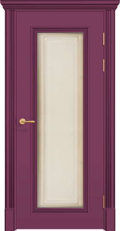 Межкомнатная дверь ПОЛО 1F/G  цвета ral 4001