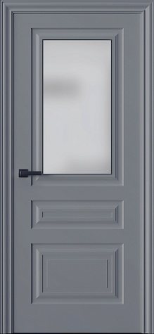 Межкомнатная дверь Трио 03S  цвета ral 7004
