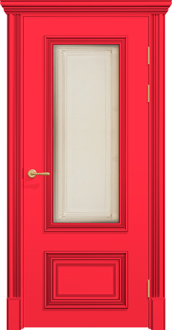 Межкомнатная дверь ПО ПОЛО 2F/G1  цвета ral 3017