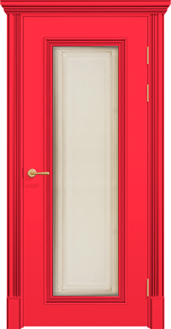 Межкомнатная дверь ПОЛО 1F/G  цвета ral 3017