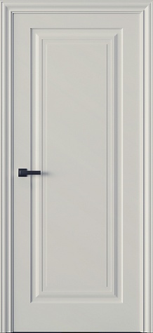 Глухая межкомнатная дверь Трио 01 цвета ral 9001