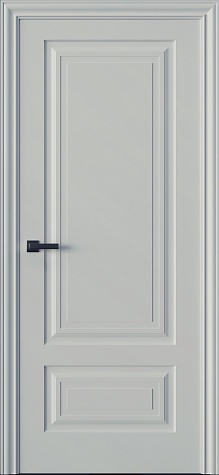 Глухая межкомнатная дверь Трио 02 цвета ral 9002
