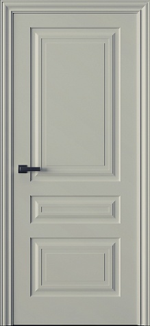 Глухая межкомнатная дверь Трио 03 цвета ral 1013