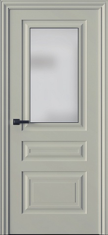 Межкомнатная дверь Трио 03S  цвета ral 1013