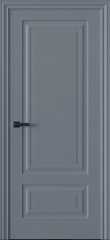 Глухая межкомнатная дверь Трио 02 цвета ral 7046