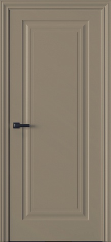 Глухая межкомнатная дверь Трио 01 цвета ral 1019
