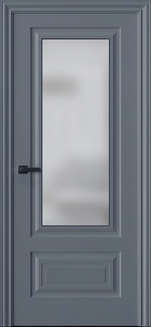 Межкомнатная дверь Трио 02S  цвета ral 7046