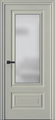 Межкомнатная дверь Трио 02S  цвета ral 1013