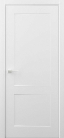 Глухая межкомнатная дверь Модель PF1 цвета белый