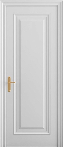 Глухая межкомнатная дверь RM011  цвета белый