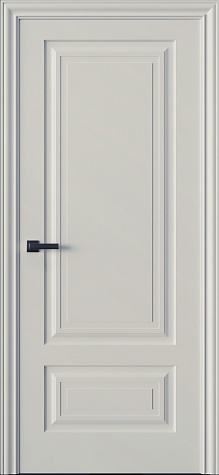 Глухая межкомнатная дверь Трио 02 цвета ral 9001