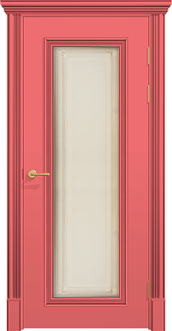 Межкомнатная дверь ПОЛО 1F/G  цвета ral 3014