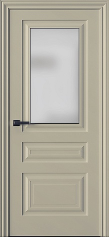 Межкомнатная дверь Трио 03S  цвета ral 1015