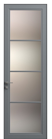Межкомнатная дверь Модель RF12   цвета ral 7035