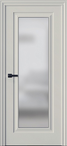 Межкомнатная дверь Трио 01S  цвета ral 9001