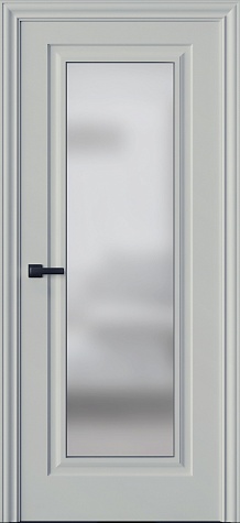 Межкомнатная дверь Трио 01S  цвета ral 9002