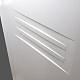 Глухая межкомнатная дверь Модель S-Line 5 цвета белый 0