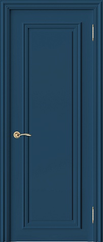 Глухая межкомнатная дверь Сканди 1F цвета ral 5009