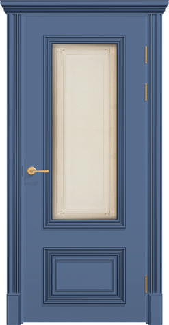 Межкомнатная дверь ПО ПОЛО 2F/G1  цвета ral 5014