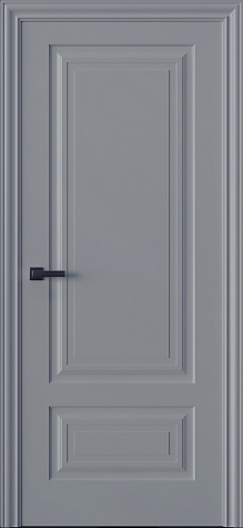 Глухая межкомнатная дверь Трио 02 цвета ral 7004