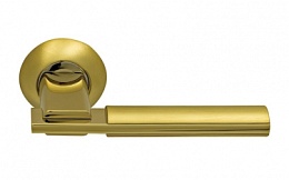 Дверная ручка Sillur 94A S.Gold/P.Gold