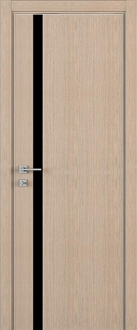 Межкомнатная дверь РДА83 с алюминиевой кромкой  цвета дельта