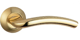 Дверная ручка Bussare Pratico A-09-10 Gold/S.Gold