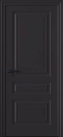 Глухая межкомнатная дверь Трио 03 цвета ral 8019