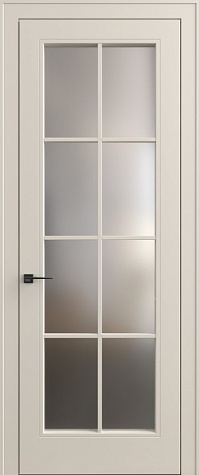 Межкомнатная дверь Модель LA 1-04   цвета ral 9010