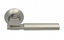 Дверная ручка Sillur 94A S.Chrome/P.Chrome