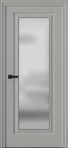 Межкомнатная дверь Трио 01S  цвета ral 7044