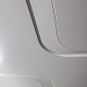 Глухая межкомнатная дверь Модель S-Line 10 цвета белый 1