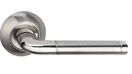 Дверная ручка Bussare Lindo A-34-10 Chrome/S.Chrome
