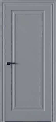 Глухая межкомнатная дверь Трио 01 цвета ral 7004